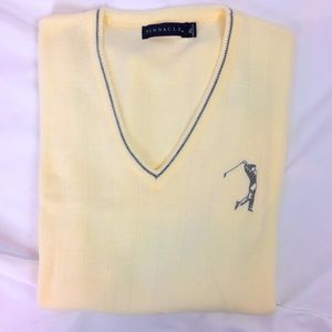 Pinnacle Mens Golf V-Neck Top Vest Shirt